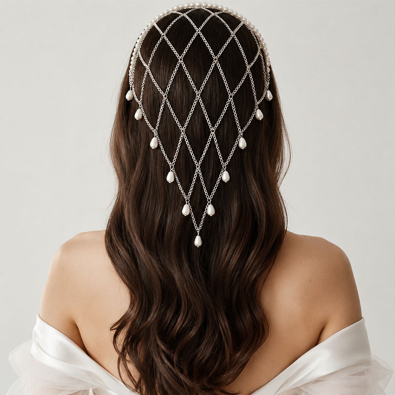 Siatka na głowę z ozdobą z imi – Beaded Trim Fringe recenzja i cena
