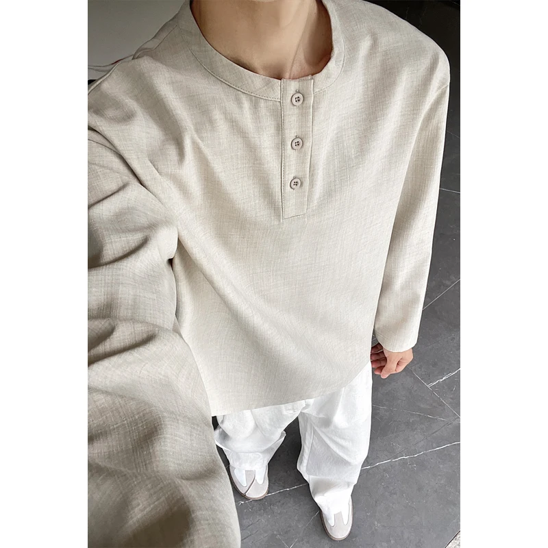 Męska koszula Henley z imitacj – Embellish Knit recenzja i cena