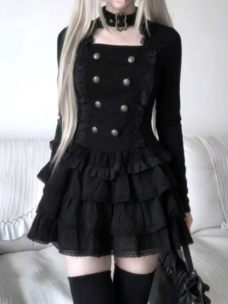 Gotycki zestaw Harajuku Lolita – Elastic Lace Trim recenzja i cena