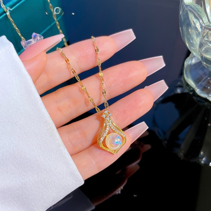 Elegancki damski naszyjnik z p – Pearl Trim Chain recenzja i cena